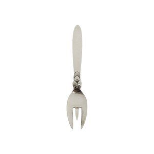 Georg Jensen Denmark Cactus Sterling Silver Lemon Fork 4 1/2" #15287